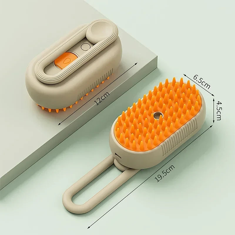 Steaming Pet Grooming Brush