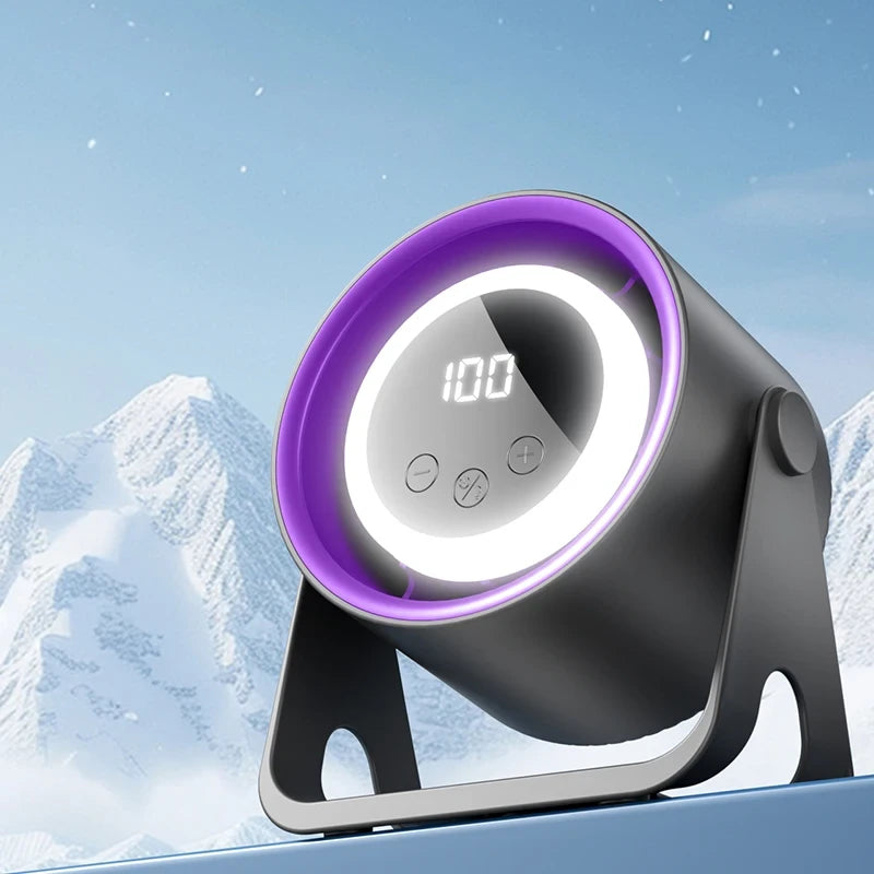 Portable Desktop LCD Cooling Fan