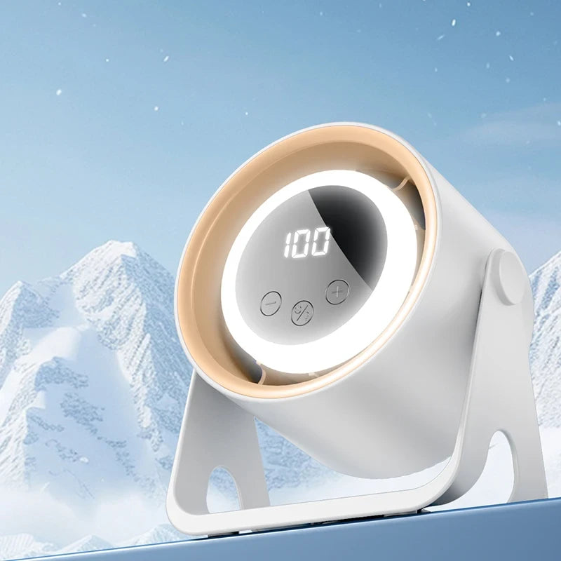 Portable Desktop LCD Cooling Fan