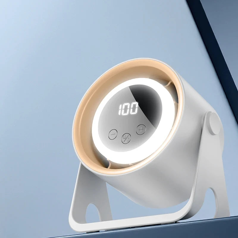 Portable Desktop LCD Cooling Fan