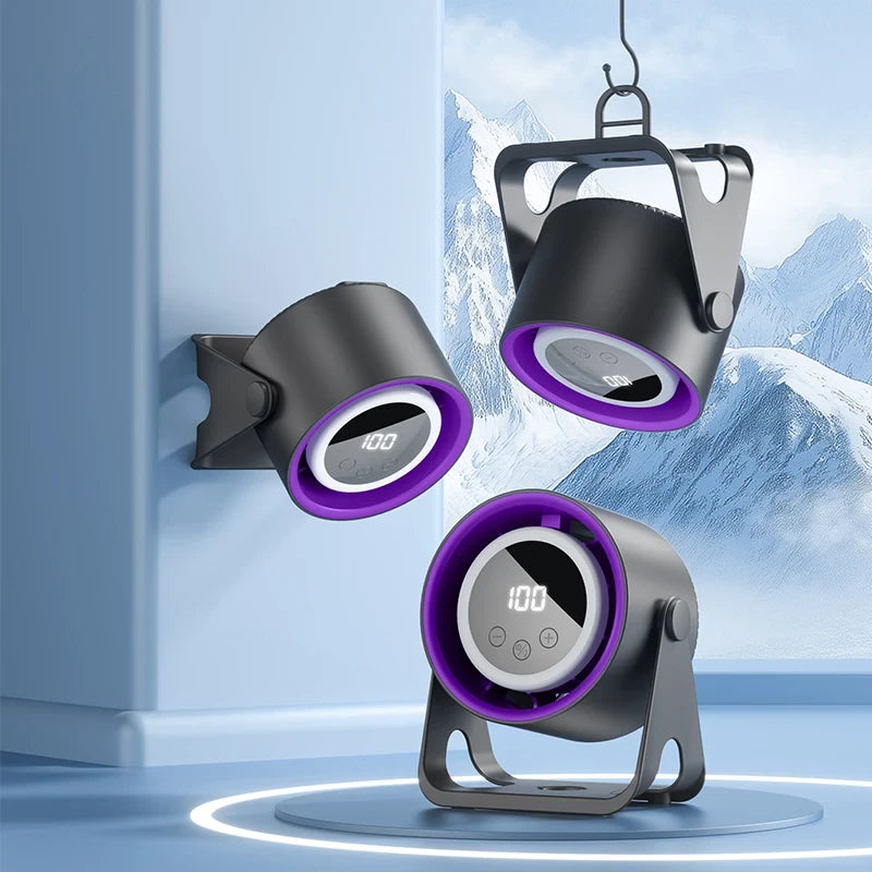 Portable Desktop LCD Cooling Fan