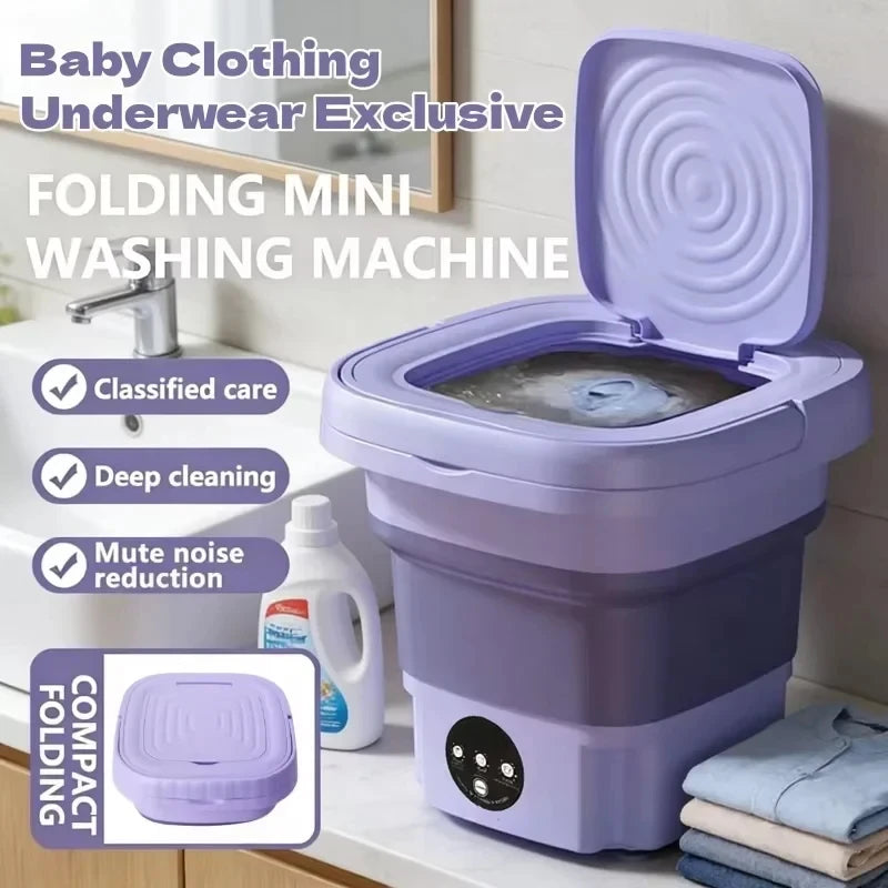 Portable Foldable Mini Washing Machine