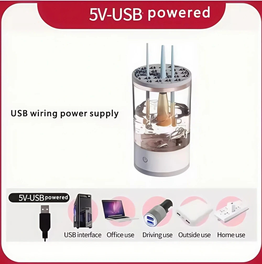 Portable Electric Makeup Brush Cleaner
