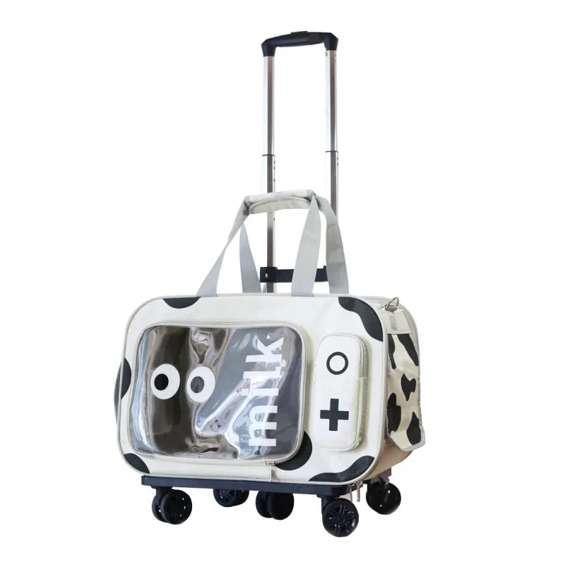 Portable Pet Trolley Case