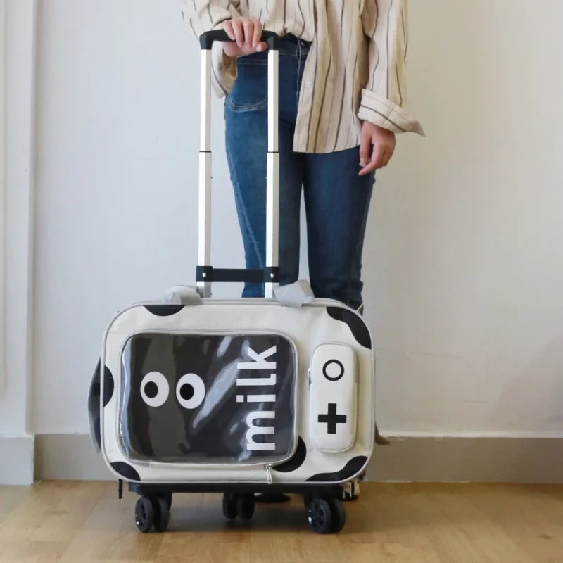 Portable Pet Trolley Case