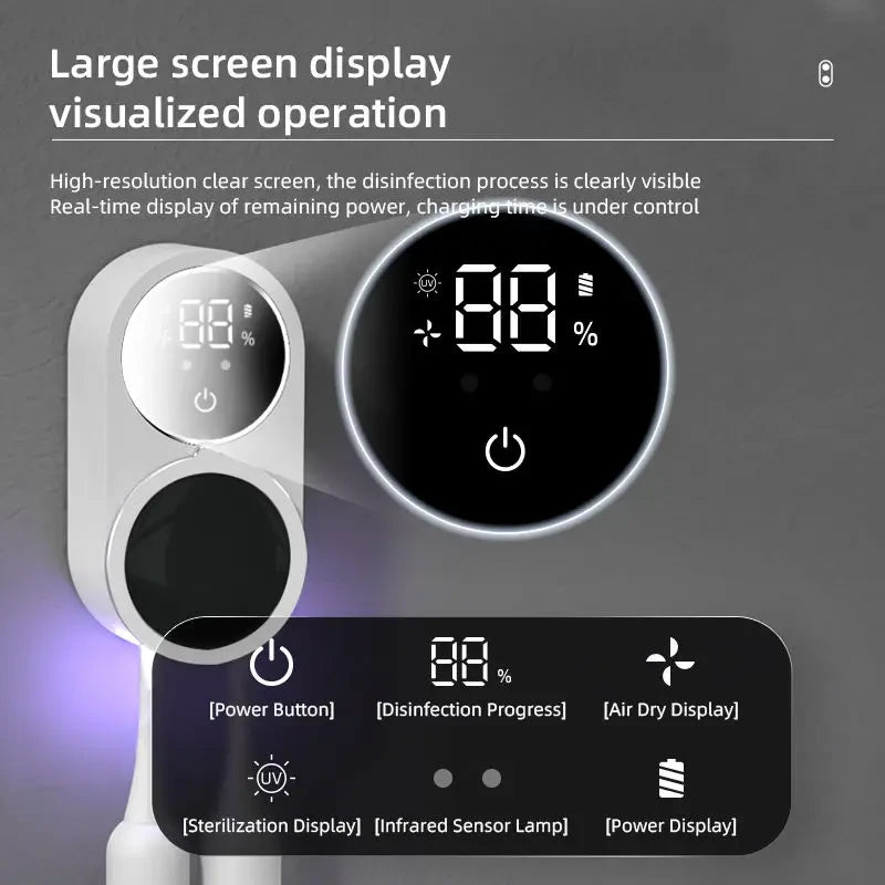 Portable Rechargeable UV Toothbrush Sterilizer