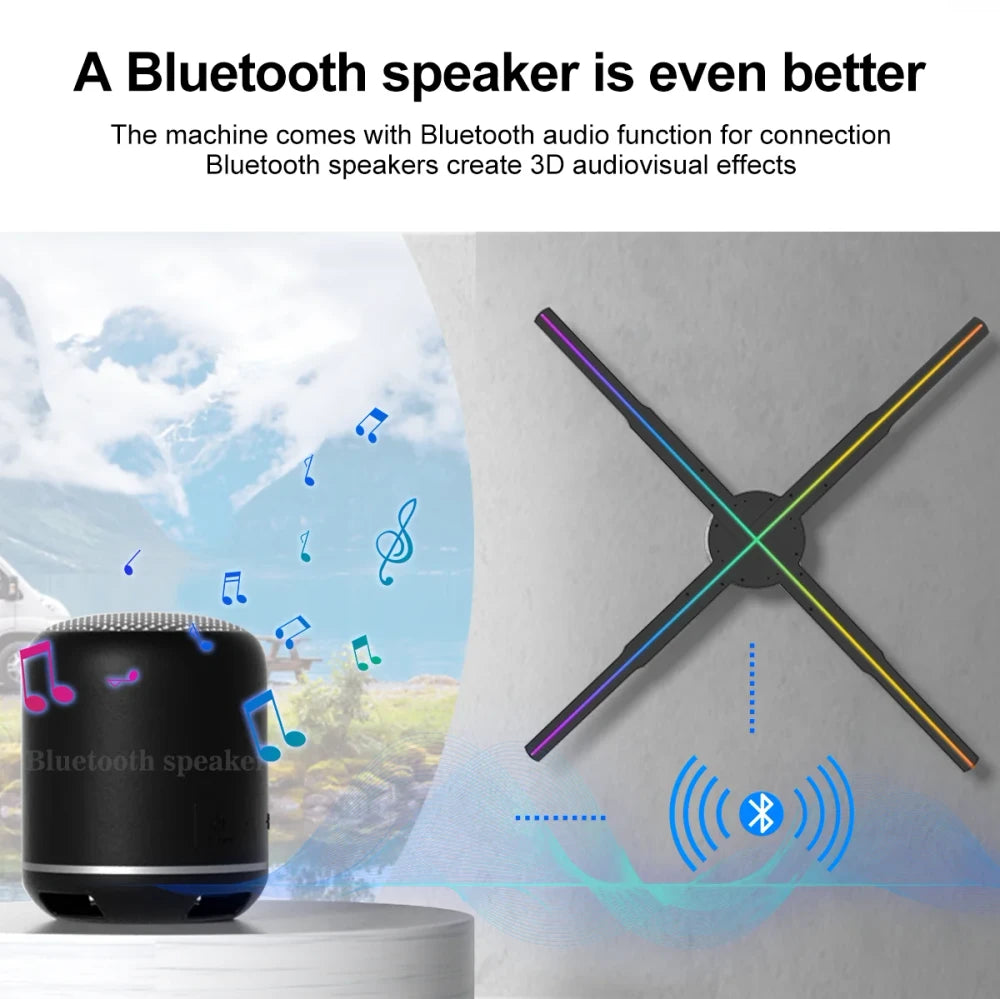 3D Hologram Projector Fan