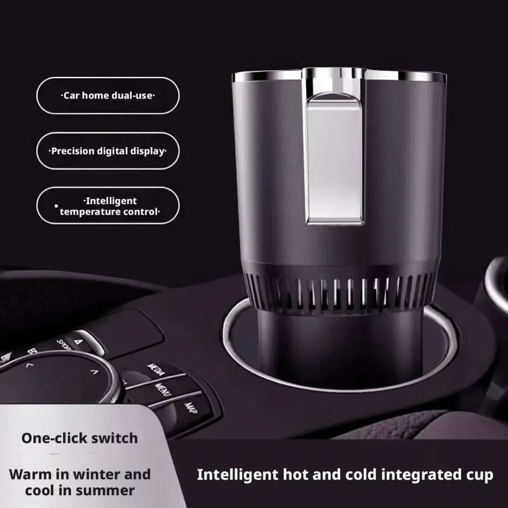 Dual-Function Car Beverage Cooler and Warmer