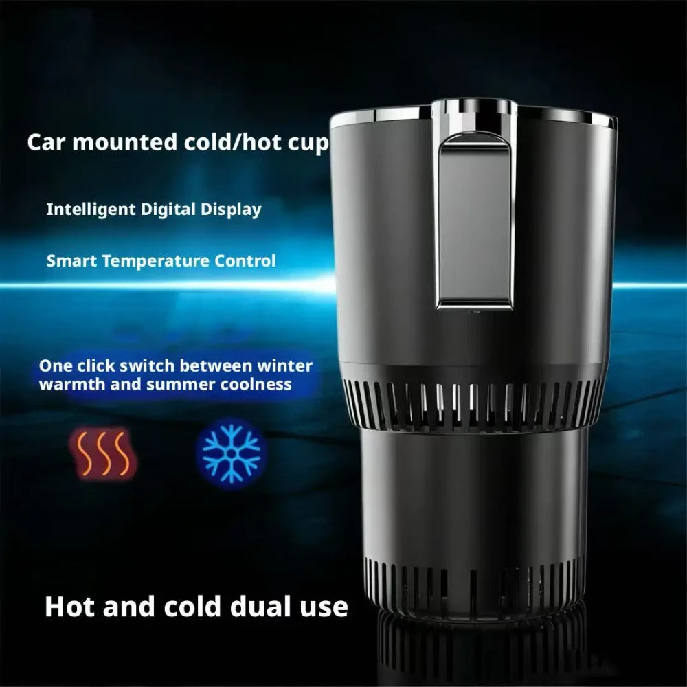 Dual-Function Car Beverage Cooler and Warmer