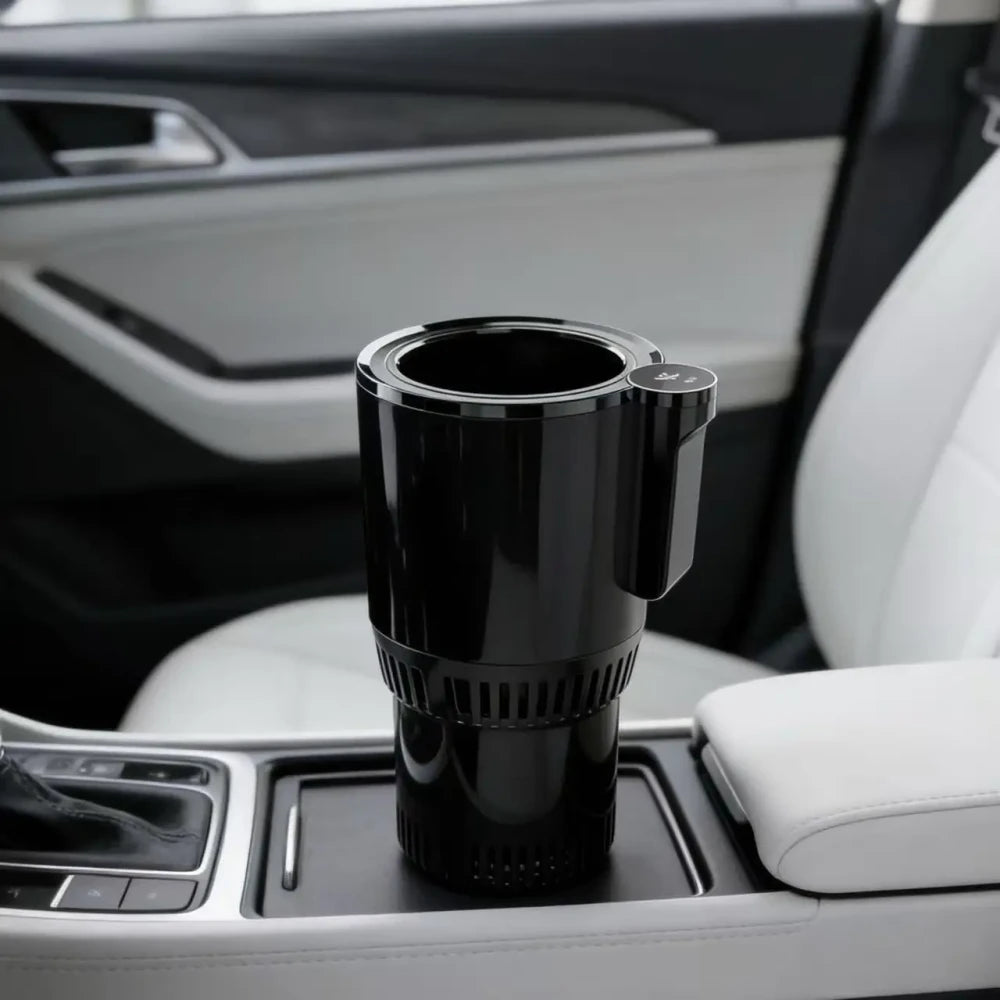 Dual-Function Car Beverage Cooler and Warmer