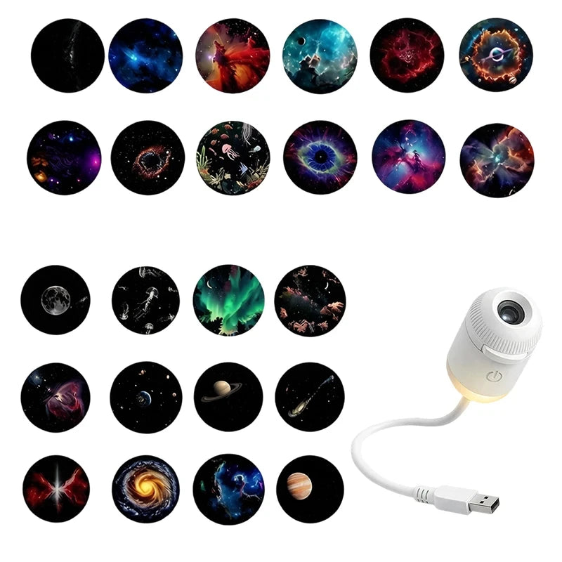 Starry Sky Galaxy Projector Night Light