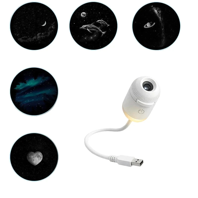 Starry Sky Galaxy Projector Night Light