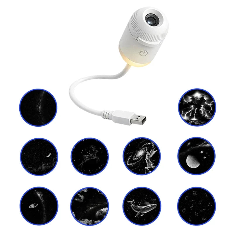 Starry Sky Galaxy Projector Night Light