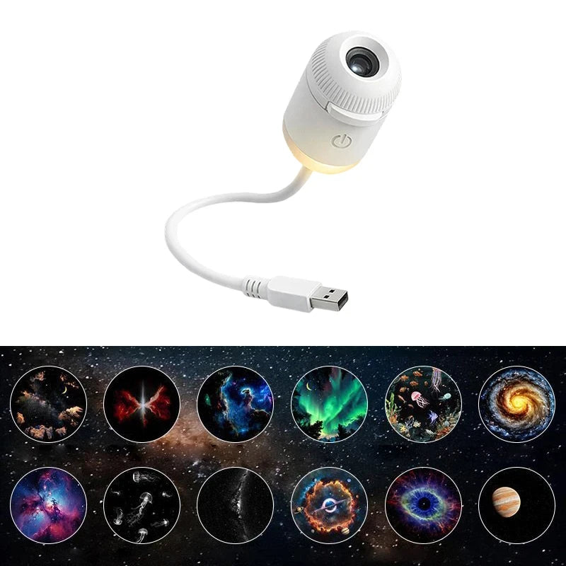 Starry Sky Galaxy Projector Night Light