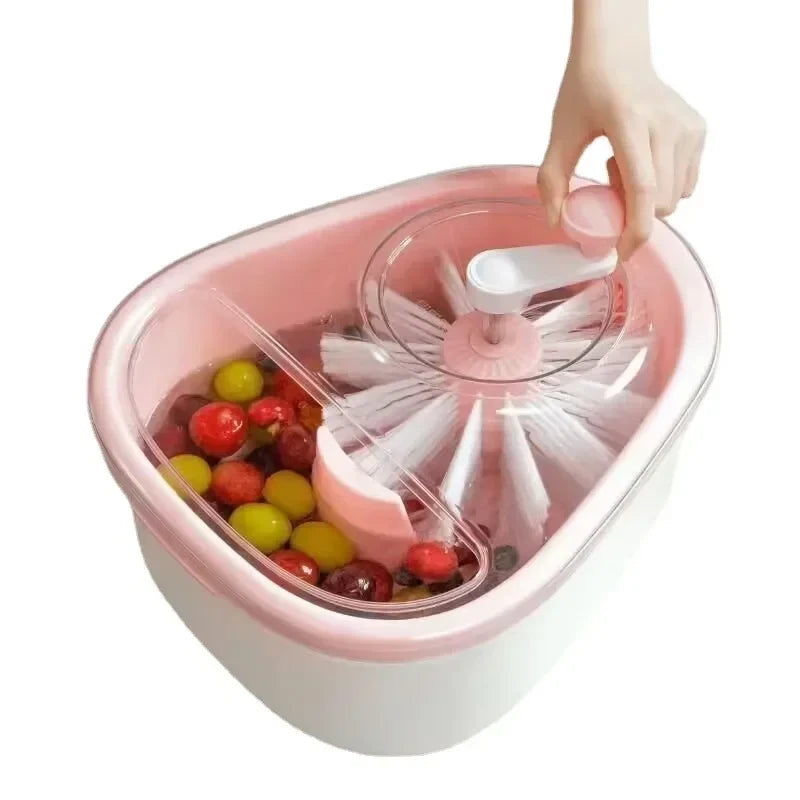 Rotating Vegetable Washing Bowl