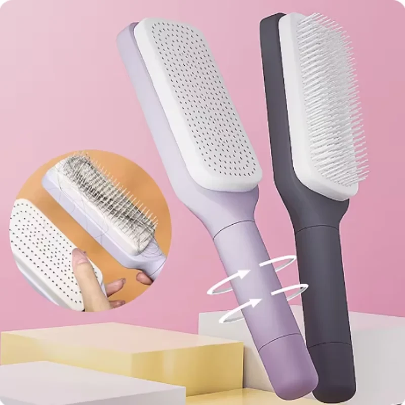 Self-Cleaning Airbag Scalp Massage Comb