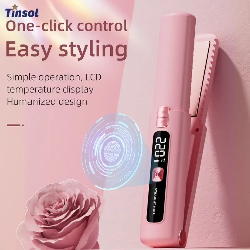 TINSOL Portable Wireless Hair Straightener