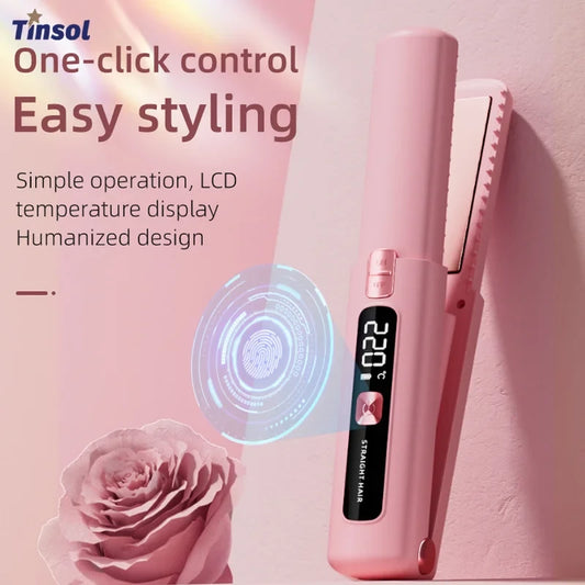 TINSOL Portable Wireless Hair Straightener