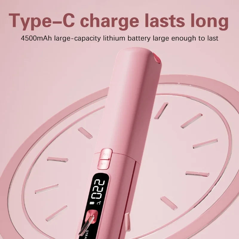 TINSOL Portable Wireless Hair Straightener