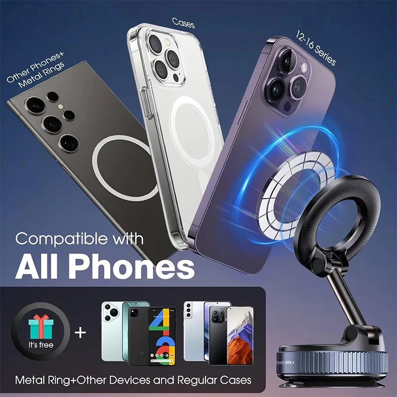 Magnetic Foldable Car Phone Mount
