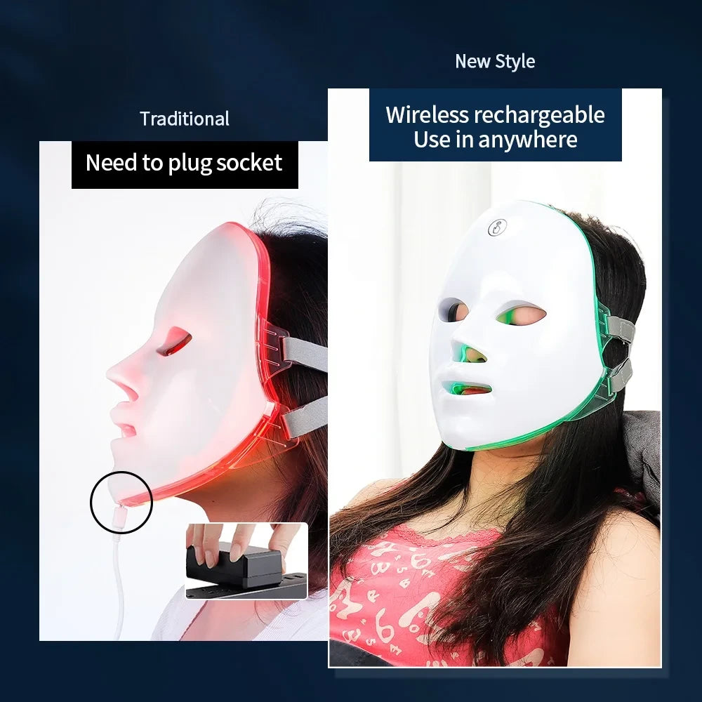 Rechargeable LED Photon Mask