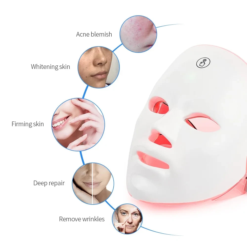 Rechargeable LED Photon Mask