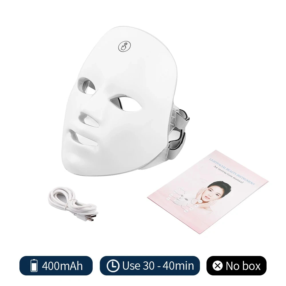 Rechargeable LED Photon Mask