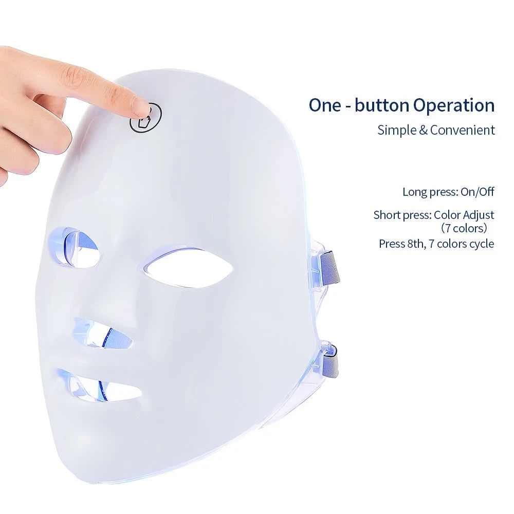 Rechargeable LED Photon Mask