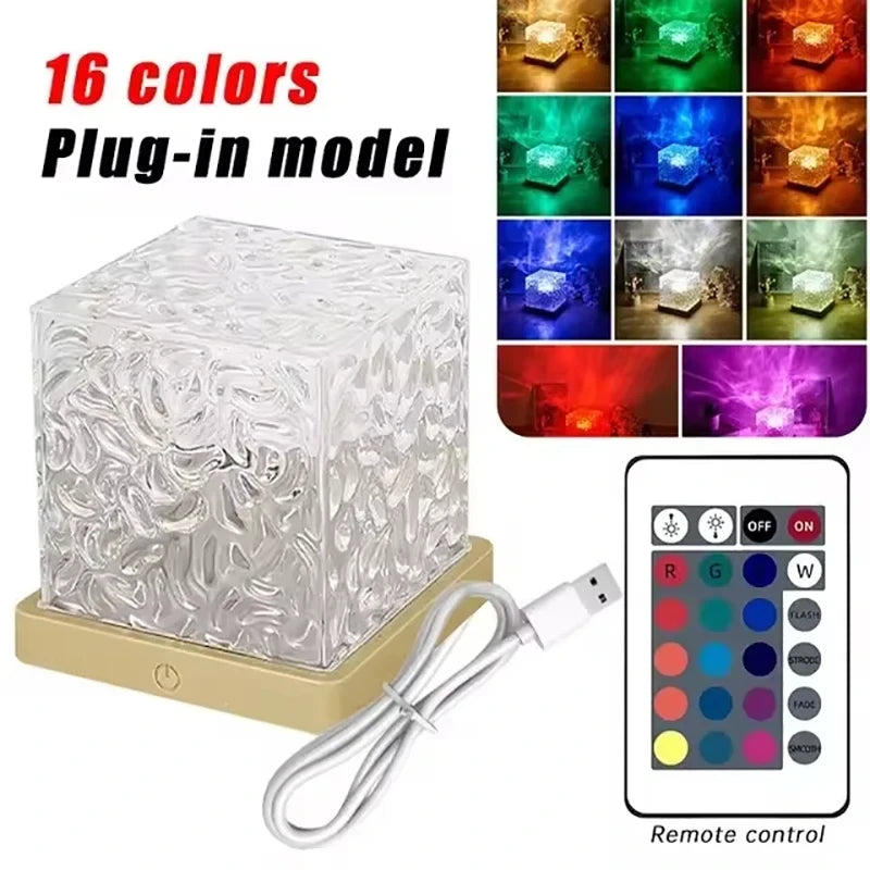 Dimmable Moving Sand Table Lamp