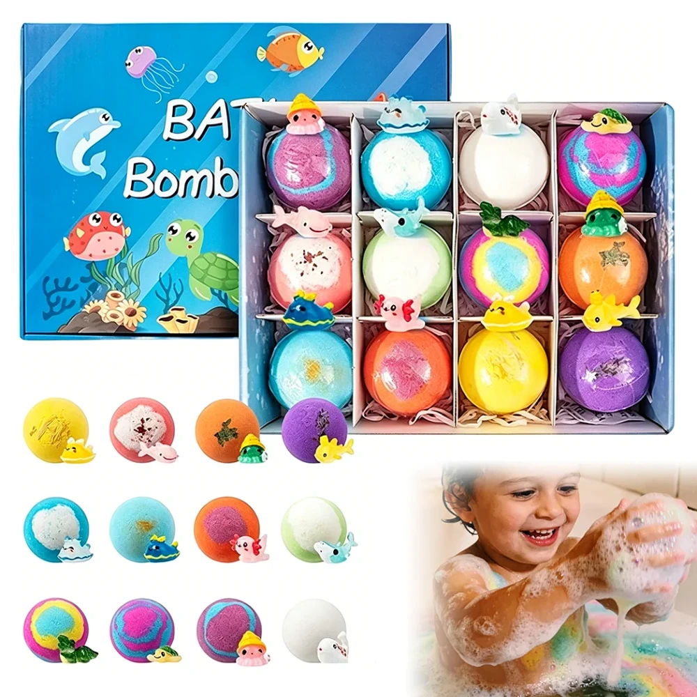 Kids Ocean Toy Bath Bomb Set