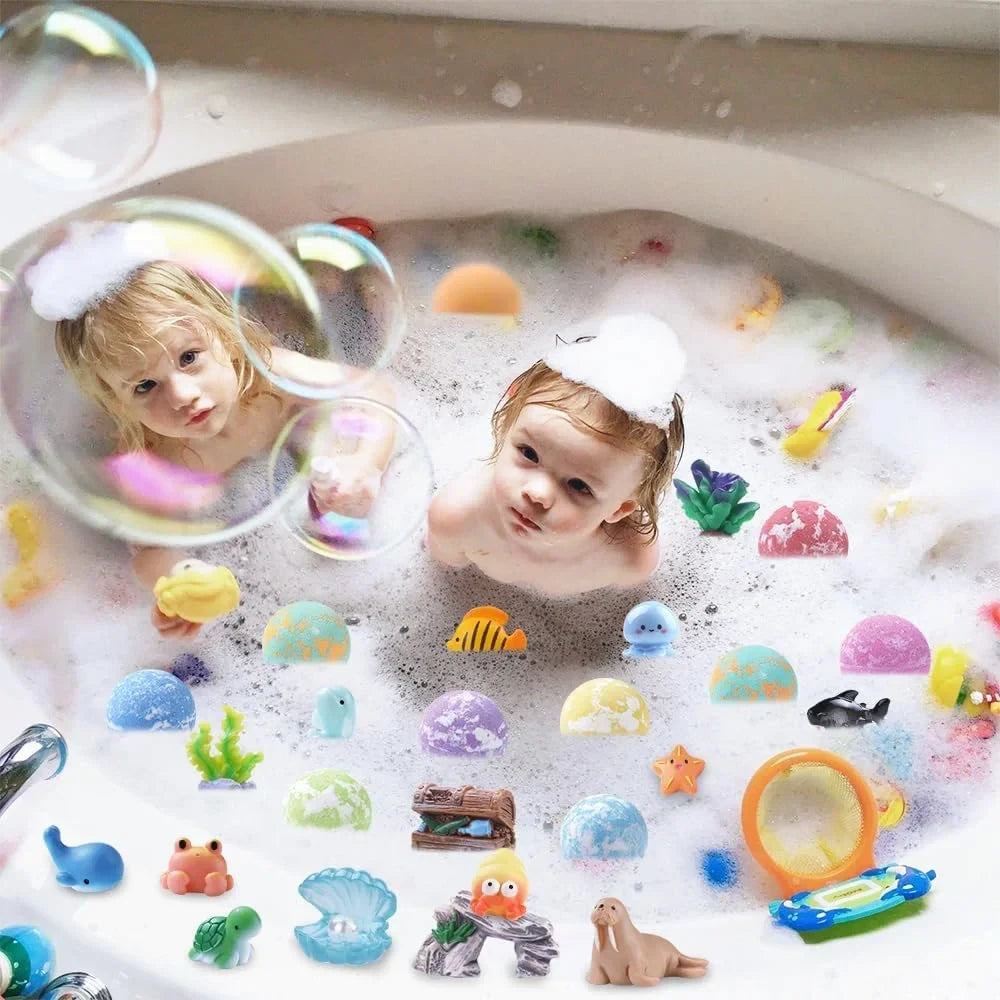 Kids Ocean Toy Bath Bomb Set