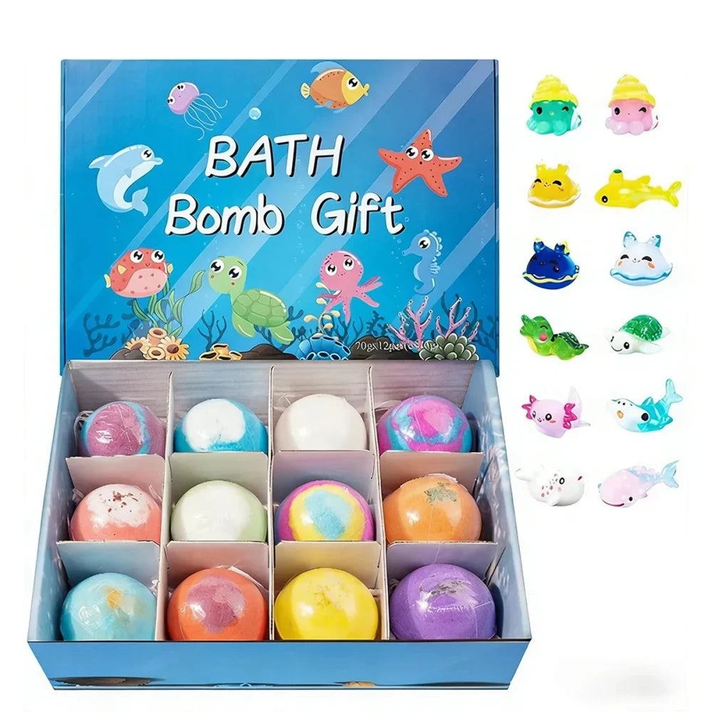 Kids Ocean Toy Bath Bomb Set