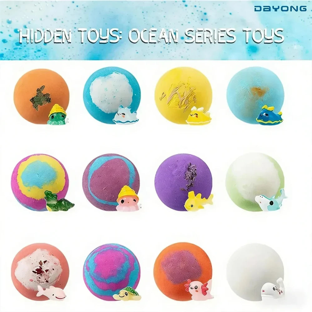 Kids Ocean Toy Bath Bomb Set