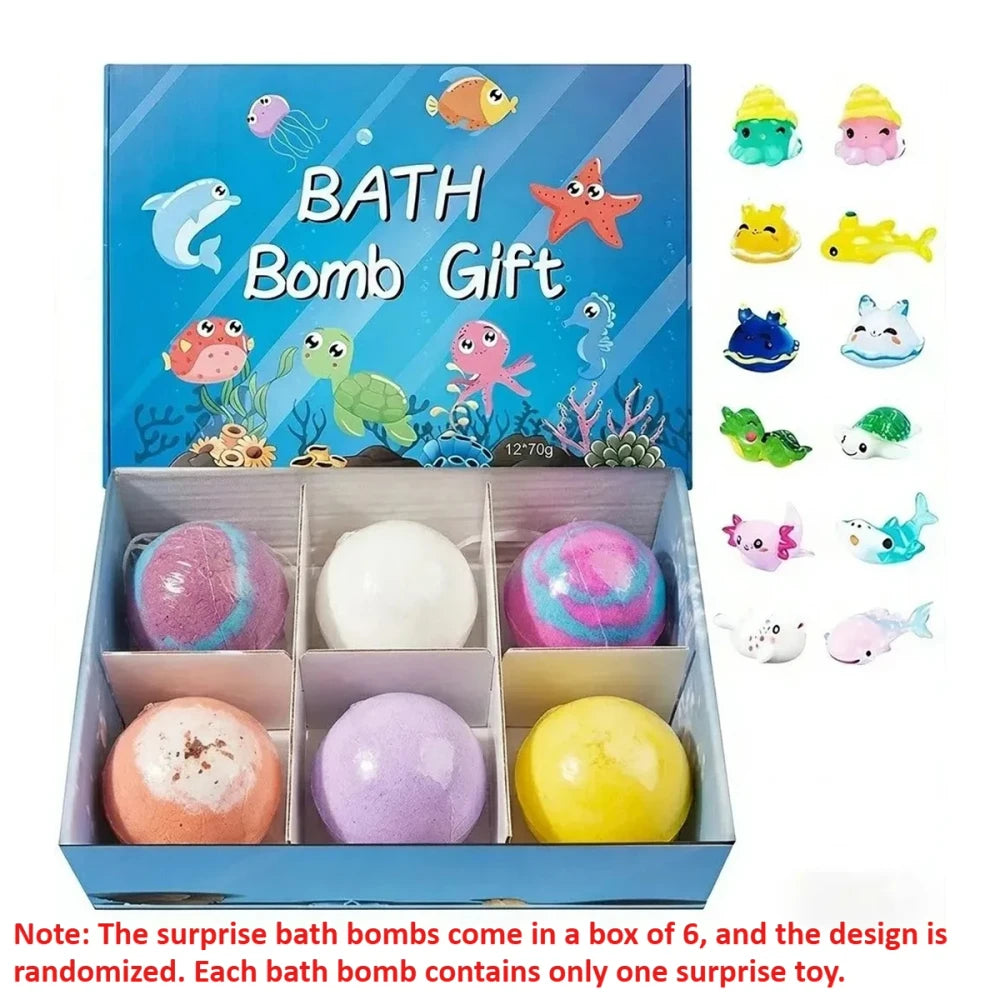 Kids Ocean Toy Bath Bomb Set