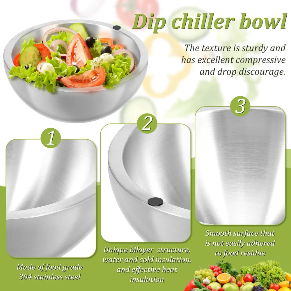 Double Walled Stainless Steel Dip Chiller
