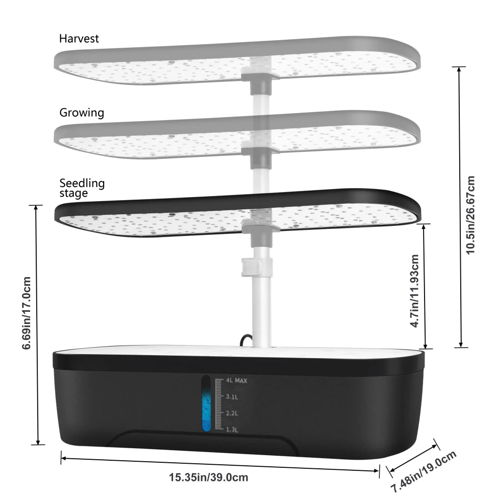 Indoor Hydroponic Herb Garden System