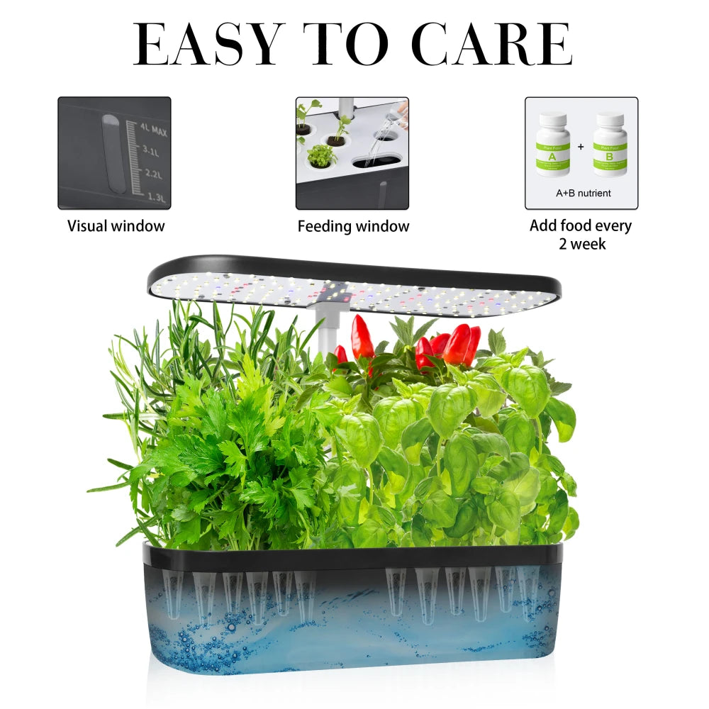 Indoor Hydroponic Herb Garden System